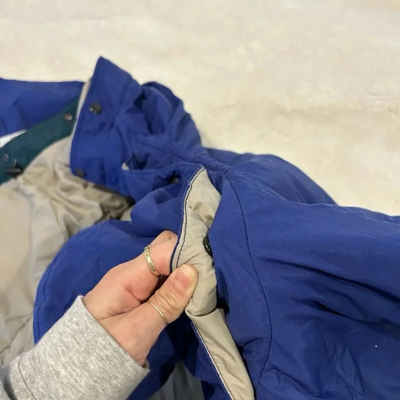VTG LL Bean Penobscot Parka Jacket Women's S Full Zip Coat‎ Hood USA Made - Picture 10 of 11